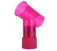 Qukaim Difusor de secado de pelo rizado de doble cara con forma de barba, difusor profesional para cabello rizado, accesorio de secador de pelo pequeño, color rosa