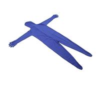 Qukaim Disfraz de pantalla Chromakey, body de fondo de estudio para fotografía, azul oscuro, 180 cm, traje de llave de pantalla, traje de fondo de estudio