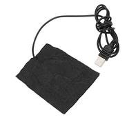 Qukaim ElectricUSB - Almohadilla térmica en forma de V, rodillo de hielo facial para cuidado de belleza, almohadilla térmica eléctrica USB, almohadilla térmica de tela multifuncional, material de