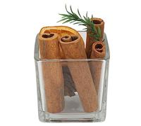 Qukaim ential Oils Difusores de canela en palitos de popurrí perfumados, fragancia decorativa para el hogar con rodajas de limón seco, difusor de aceites esenciales, 200 g, decoración aromática para