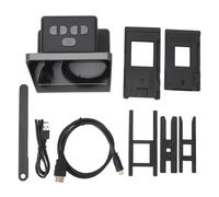 Qukaim Escáner de películas y fotos, convertidor de diapositivas de alta definición de 48 MP, pantalla LCD de 5 pulgadas, convertidor de película portátil para películas y diapositivas de 135, 126