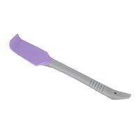 Qukaim Espátulas de cera de silicona, aplicador de cera resistente a altas temperaturas, espátulas antiadherentes reutilizables para calentador de cera, color morado