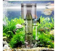 Qukaim Espumador de proteínas para acuario, acordeón de peces para acuario de coral pequeño, sistema de filtración eficiente, diseño compacto, adecuado para acuarios de agua dulce y salada
