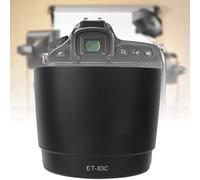 Qukaim ET-83C - Parasol de plástico negro para lentes Canon EF 100-400 mm f/4.5-5.6L, parasol para lente de cámara, protege contra llamaradas y polvo, diseño ligero