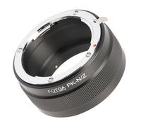 Qukaim FOTGA - Anillo adaptador de montaje de lente de alta precisión, aleación de aluminio de repuesto para lente K-Mount a Nikon Z5 Z6 Z7 Z50 cámara de espejo de marco completo