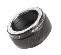 Qukaim FOTGA - Anillo adaptador de montaje de lente de alta precisión, aleación de aluminio de repuesto para lentes Contax/Yashica C/Y a cámara Nikon Z-Mount Full Frame Mirrorl