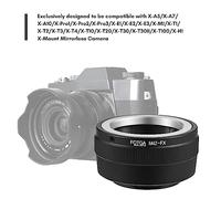 Qukaim FOTGA Anillo adaptador de montaje manual de lente, aleación de aluminio M42 a Fuji X-Mount para cámaras de espejo X-A5/X-A7/X-Pro1/X-T1/X-E3, adaptador de lente para fotografía