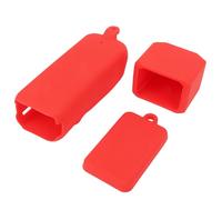 Qukaim Funda de silicona para cámara deportiva, protección completa a prueba de polvo para OSMO Pocket 3, color rojo, funda protectora de cámara de acción, funda de silicona para OSMO Pocket 3