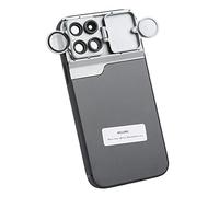 Qukaim Funda de teléfono con múltiples lentes para 12 Pro, juego de 4 lentes que incluye teleobjetivo, macro, ojo de pez, filtro CPL, diseño protector, compatible con 12 Pro