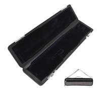 Qukaim Funda para flauta, funda de piel para flauta, funda de tela Oxford de algodón gris para flautas de 16 agujeros, ideal para los amantes de la música, ligera y protectora