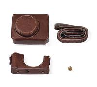 Qukaim Funda portátil para cámara, bolsa de transporte de piel sintética con correa para el hombro, repuesto para cámara ZV1 ZV-1, diseño compacto, ligera, fácil de transportar, multicolor