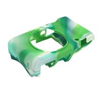 Qukaim Funda protectora de silicona para cámara, textura suave, funda desmontable para Fuji XM1, XA2, XA1, diseño de camuflaje, ligera, fácil de acc