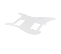 Qukaim Golpeador de guitarra eléctrica, placa de aleación de aluminio para 2 guitarras Humbucker, plateado, compatible con bajo de guitarra, golpeador cargado, diseño