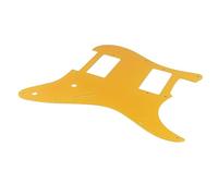 Qukaim Golpeador de guitarra eléctrica, placa de arañazos Humbucker de aleación de aluminio, bronce morado, protector de púa de bajo y guitarra, golpeador cargado para guitarras eléctricas