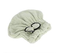 Qukaim Gorro de ducha con decoración de lazo, gorro de baño de secado rápido para mujeres y niñas, verde, ideal para aplicación de máscara facial y cuidado de la piel, desechable