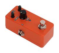 Qukaim Guitar Accories Pedal de efecto de retardo analógico, mini pedal de efectos de guitarra de un solo bloque, naranja, diseño compacto para una mejor calidad de sonido