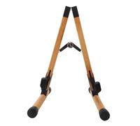 Qukaim GuitarA - Soporte plegable para guitarra, soporte de metal portátil para guitarra eléctrica y ukelele, altura ajustable, diseño ligero para almacenamiento y exhibición