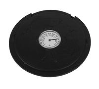 Qukaim Humidificador de agujero de sonido, humidificador de guitarra acústica con higrómetro, herramienta antisecado para mantenimiento de guitarra, color negro