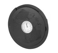 Qukaim Humidificador de guitarra con higrómetro, medidor de humedad de guitarra acústica, humidificador de agujero de sonido negro para guitarras folclóricas, herramienta de mantenimiento