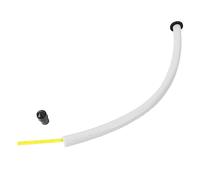 Qukaim Indicador de humedad para violonchelo, tubo humidificador de agujero F e indicador de humedad para violonchelo, herramienta de mantenimiento de goma, color blanco