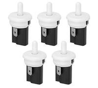 Qukaim Interruptor de luz para puerta de refrigerador, interruptor de luz para puerta de refrigerador, 5 unidades, apertura momentánea, normal, cerrado, PBS-35, 3 A, 250 V CA, interruptor de plástico