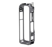 Qukaim Jaula de cámara de acción para X4, carcasa magnética de aleación de aluminio con cubierta de lente de silicona, rosca de 1/4 pulgadas, soporte de zapata fría doble, marco protector