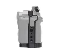 Qukaim JLwin S5II - Jaula protectora para cámara, aleación de aluminio de metal con placa de liberación rápida, soporte de zapata fría, ranura magnética para llave, compatible con Pana S5II/S52