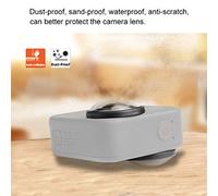 Qukaim Juego de 2 fundas protectoras de acrílico para marco de lente compatible con Go-Pro Max, protector de lente antiaceite, antiarañazos, accesorios de cámara