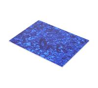 Qukaim Juego de 3 golpeadores de celuloide de PVC para guitarra eléctrica, cubiertas de placa de celuloide de PVC en amarillo vintage, perla azul y perla negra, incluye perilla de volumen para bajo
