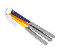 Qukaim Juego de 3 limas de ranura de tuerca, herramienta de guitarra de doble cara con borde de corte cónico, mango cómodo para ranurar, ideal para ranurar tuercas de guitarra y reparar