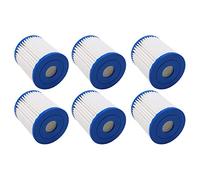 Qukaim Juego de 6 cartuchos de filtro de repuesto para bomba de agua, elementos de filtro de poliéster para piscina, compatible con varios filtros de piscina, 10 x 5 pulgadas