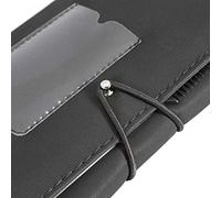Qukaim Juego de 9 peines de corte de pelo, kit de herramientas de peinado con bolsa, peines de corte de pelo para uso profesional, color negro