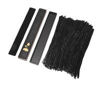 Qukaim Juego de caja de incienso para tumbado, juego de caja de incienso, aislamiento térmico, kit de quema de incienso de sándalo con almohadilla de algodón, ideal para uso doméstico, diseño