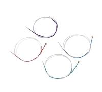 Qukaim Juego de cuerdas para viola 4/4, cuerdas de metal de repuesto para viola, 4 piezas, acories de instrumentos musicales, juego de cuerdas para violines
