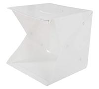 Qukaim Juego de rejilla de colmena de filtro de linterna de cámara, difusor suave portátil de 30 cm para Speedlite externo, caja de luz LED plegable de 40 cm con 6 fondos de color, acory de fotografía