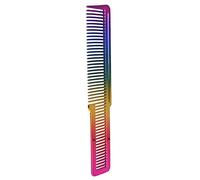 Qukaim Juego de tijeras de corte de peluquero, tijeras de corte de pelo, peine profesional galvanizado para cortar el pelo, herramienta de peinado de peluquería, dorado