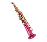 Qukaim Kit de saxofón soprano Jazz Tenor Saxofón 5C Moutiece con 10 cañas para saxofón alto 2.5 de fuerza, E Flat, 7 x 1.6 x 0.35 cm, elástico fino, incluye parches, almohadillas, tapa, chapado en oro