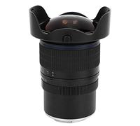 Qukaim Lente de cristal óptico de 8 mm F3.0 de enfoque manual ojo de pez súper gran angular para cámara de medio marco de montaje E, lente ojo de pez de cámara, acory de fotografía