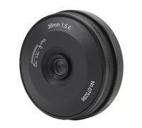 Qukaim Lente gran angular de marco completo F5.6 de 35 mm, enfoque manual, lente ultrafina de repuesto para cámaras de montaje L, 4 grupos y 5 elementos, compatible con sistemas de montaje en L
