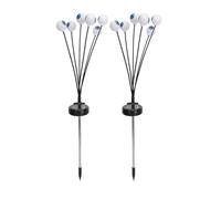 Qukaim Luces solares de globo ocular aterradoras para exteriores, luz solar de globos oculares, IP65, impermeable, flexible, lámpara decorativa para fiesta de Halloween, luz solar de jardín al aire