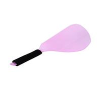 Qukaim Máscara de laca para el cabello, protector facial transparente para uso en salón, color rosa, ideal para peinado y protección del cabello