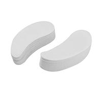 Qukaim Máscara de ojos de 160 piezas de papel desechable de algodón, máscara de ojos ultrafina para eliminación de ojeras, máscara de ojos de bricolaje, suave para la piel