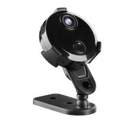 Qukaim Mini cámara de monitor con cable de 1080P, cámara inteligente WiFi con batería integrada, visión nocturna, detección de movimiento, aplicación móvil, video en vivo para seguridad en casa y