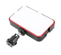 Qukaim Mini luz LED portátil de relleno, luz LED regulable para fotografía para transmisión en vivo y video vlog, diseño compacto, brillo ajustable, ideal para creadores