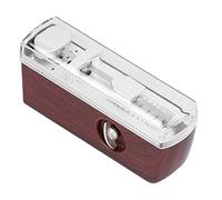 Qukaim Mini metrónomo mecánico, portátil, 11 x 5 x 3 cm, acorde de instrumento musical blanco para piano y otros instrumentos