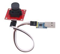 Qukaim Módulo de cámara USB OV2640, módulo de cámara web de alta definición con salida JPEG, imagen monocromática, sistema de video de bricolaje, compatible con varios proyectos