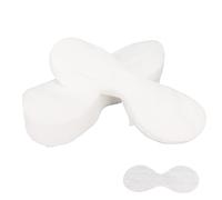 Qukaim Parche desechable para máscara de ojos, 10 almohadillas desechables, parches desechables para el cuidado de la piel, hojas de ojos de salón de belleza, promueve la absorción de agua, hoja fina