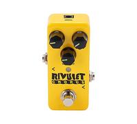 Qukaim Pedal analógico con efecto de coro amarillo, pedal de conjunto analógico, 96 KHz, diseño compacto para guitarras, ideal para músicos e intérpretes o ejecutantes