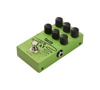 Qukaim Pedal de efectos de retardo de guitarra eléctrica, nivel/alto/bajo/tiempo/F.BACK/MIX, ecualizador de 2 bandas y ganancia de volumen, True Bypass, CC 9 V, interfaz de entrada/salida de 6.35 mm,
