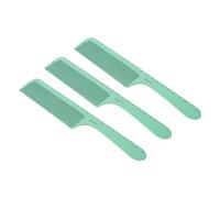 Qukaim Peine para desenredar el cabello, juego de 3 peines de peinado profesional, para cortar y desenredar, evita la estática, ideal para cabello largo y liso, diseño ergonómico, color negro